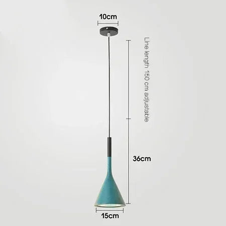 lampes suspendues modernes noir bronze gris clair abat jour conique living bedroom dining room