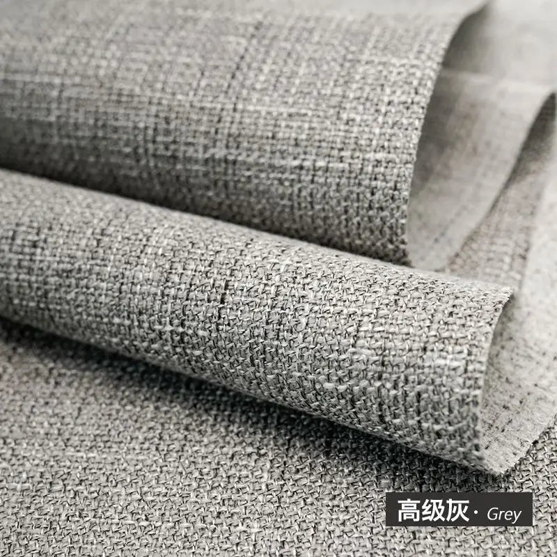 tissu maison coton lin résistant gris rose bleu texture moderne 100x150cm 350g/m