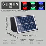 lampe murale solaire led moderne éclairage extérieur balcon jardin ip65 étancheRGBOpaque