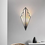 applique murale moderne or noir rayures horizontales éclairage led chambre coucher salon étude