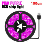 ruban led flexible rose blanc croissance plante usb alimentation 12v 5v 1m 2m 3m