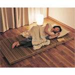 tapis pliable tissé vert olive traditionnel minimaliste opaque 75x200cm