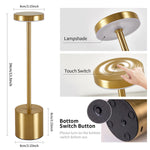 veilleuse led rechargeable tactile or noir blanc moderne couleurs réglable ambiance chambrehôtelbarDecoration