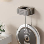 supports mural adhésifs balai pelle noir gris modernes respectueux environnement multiple outils nettoyage cuisine
