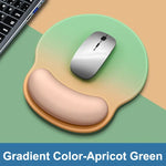 tapis souris ergonomique vert menthe tapis non glissant poignet support confort moderne