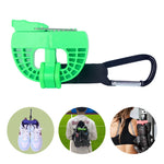 clips chaussures multifonctionnels noir blanc bleu vert orange rose violet pratiques pochettes serrage non