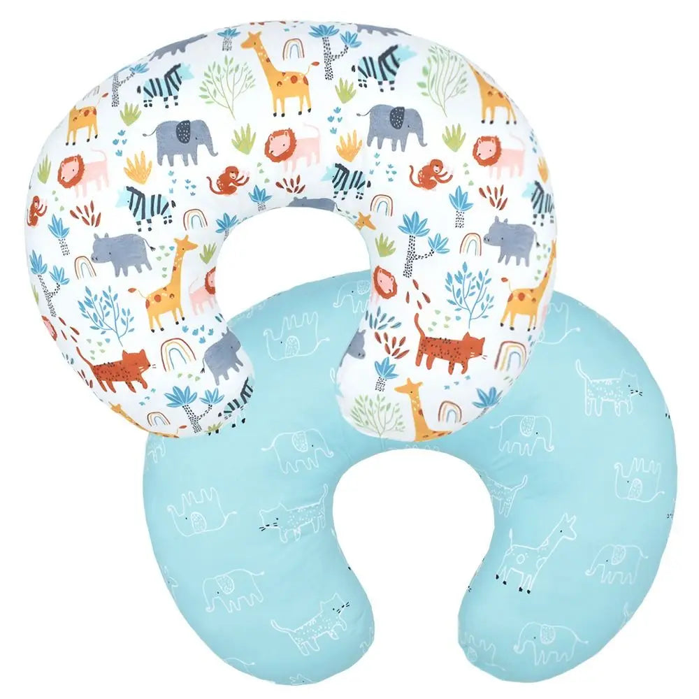 coussin allaitement forme polyester coton motif floral moderne orange opacité fixations voyage bébés