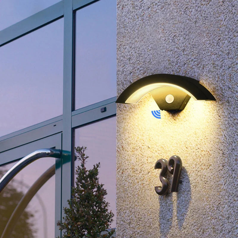 Éclairage automatique de l'applique murale la nuit