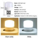 lampe nuit usb 1w blanc moderne 3000k 6500k portable lecture charge book led pequeña