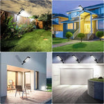 lampadaire solaire led moderne capteur mouvement étanche panneau solaire noir jaune bleu