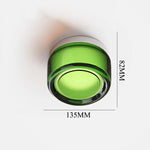 lampe murale moderne blanc orange gris éclairage quotidien led verre fixée mur