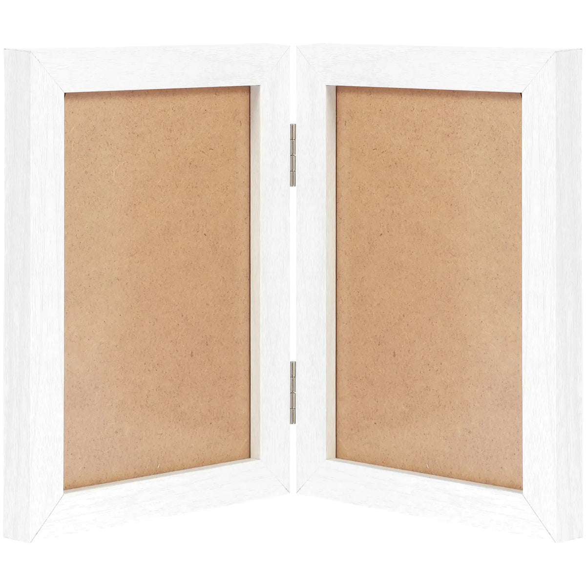 cadre photo pliable triple verre transparent charnières modernes noir bois clair minimaliste