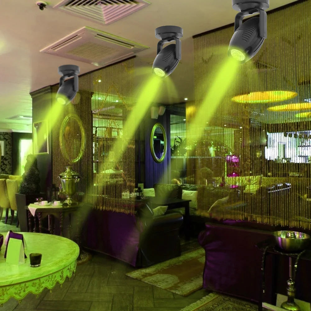 projecteur led rgb portable disco moderne rayures horizontales nuit club lumière anniversaire festive discothèque