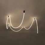 lampe néon moderne blanc lisse opaque clips câble led 4500k 3m 6500k