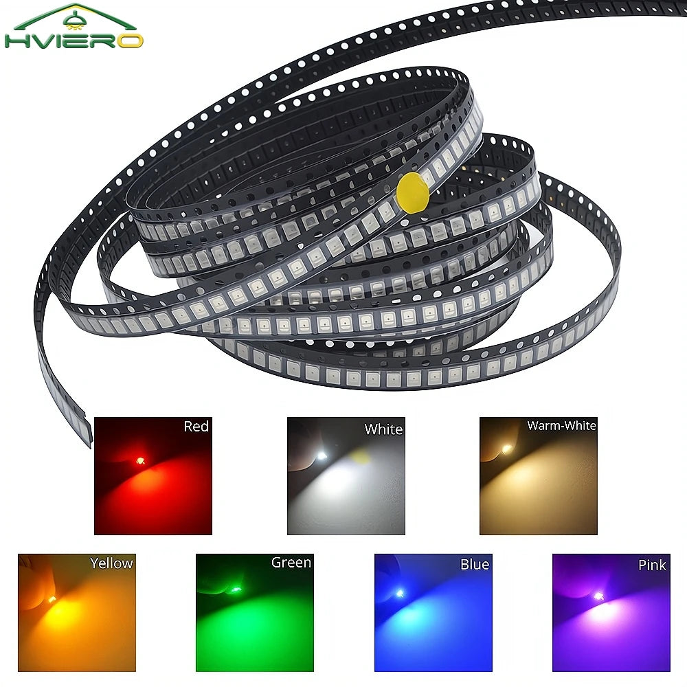ruban led rouge blanc chaud jaune vert rose violet carré blanc fond noir moderne
