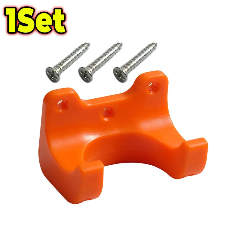 porte outils mural orange 3d moderne vis fixations poignées outils garage stockage