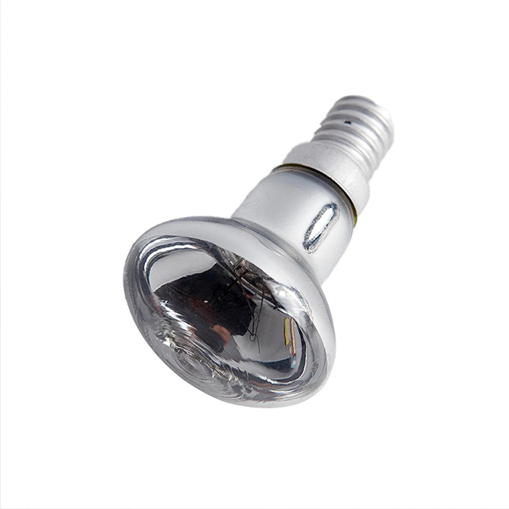 ampoule incandescente e14 classique opaque 39mm transparente rond lisse 30w