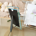 Cadre photo argent miroir avec photo artistique