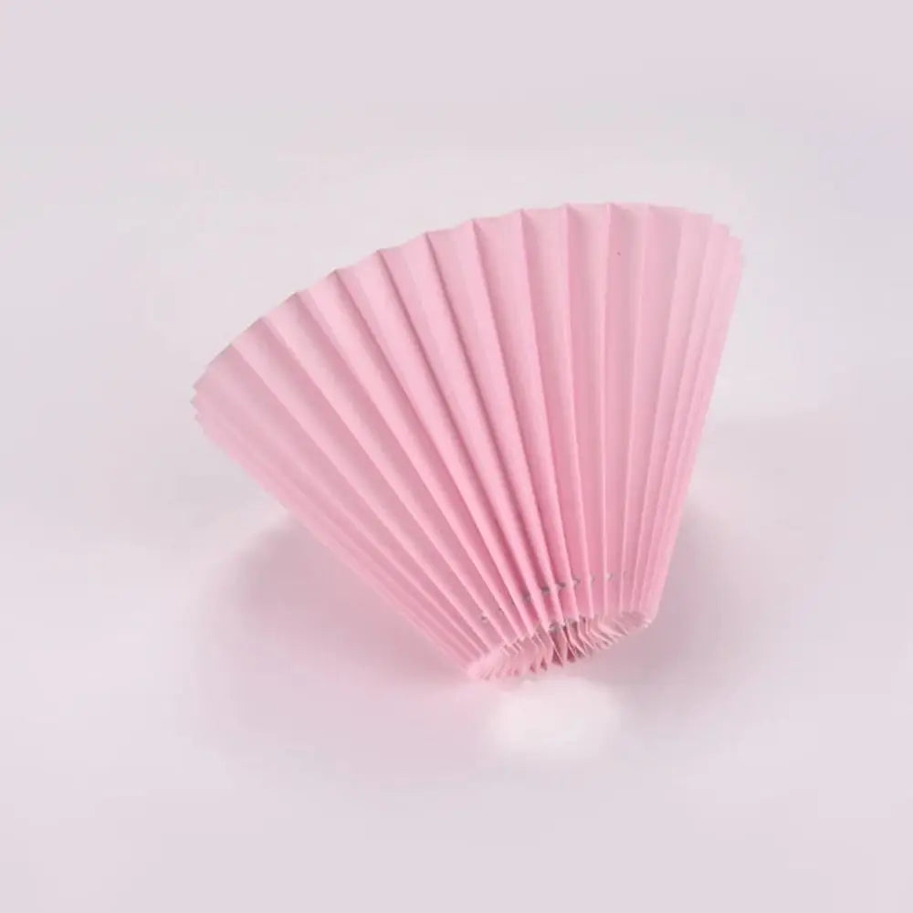 abat jour plissé moderne blanc rose vert pliable opaque salon chambre