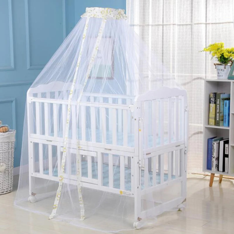 moustiquaire bébé transparente nuages jaunes dôme suspendu moderne blanc oreillettes literie