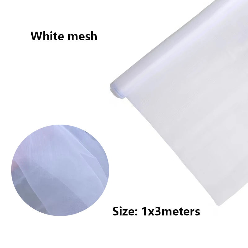 filet fenêtre adhésif noir blanc bleu taille 100x300cm 100x100cm nylon pp pvc moderne