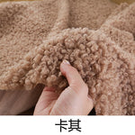 tissu bouclé imitation laine peluche beige bleu rose vert blanc poupée bricolage diy