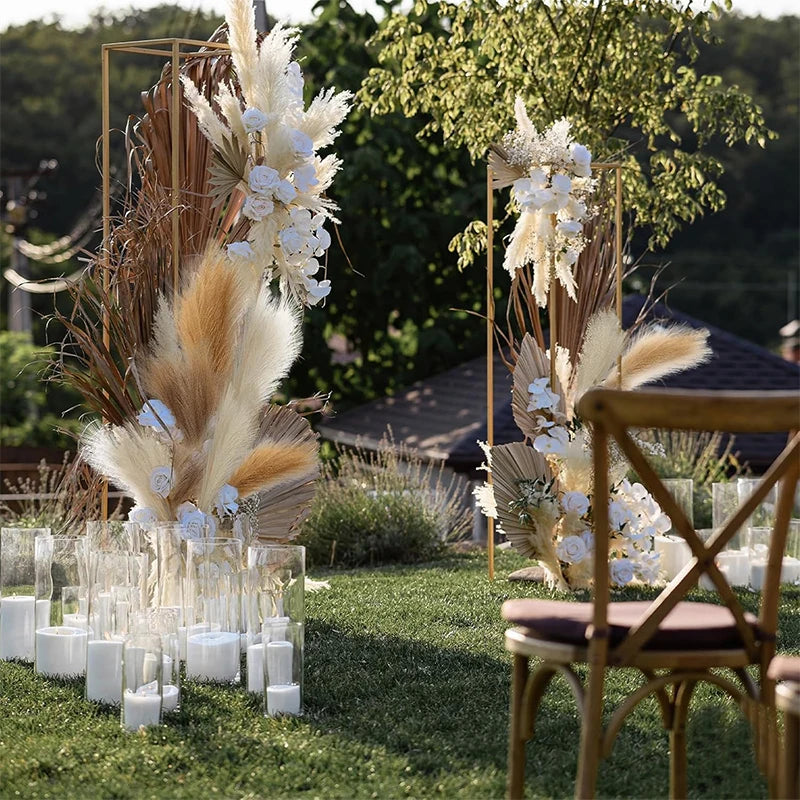 plumes artificielles beige naturel rustique décoration maison mariage anniversaire baby shower intérieur feutrine opaques