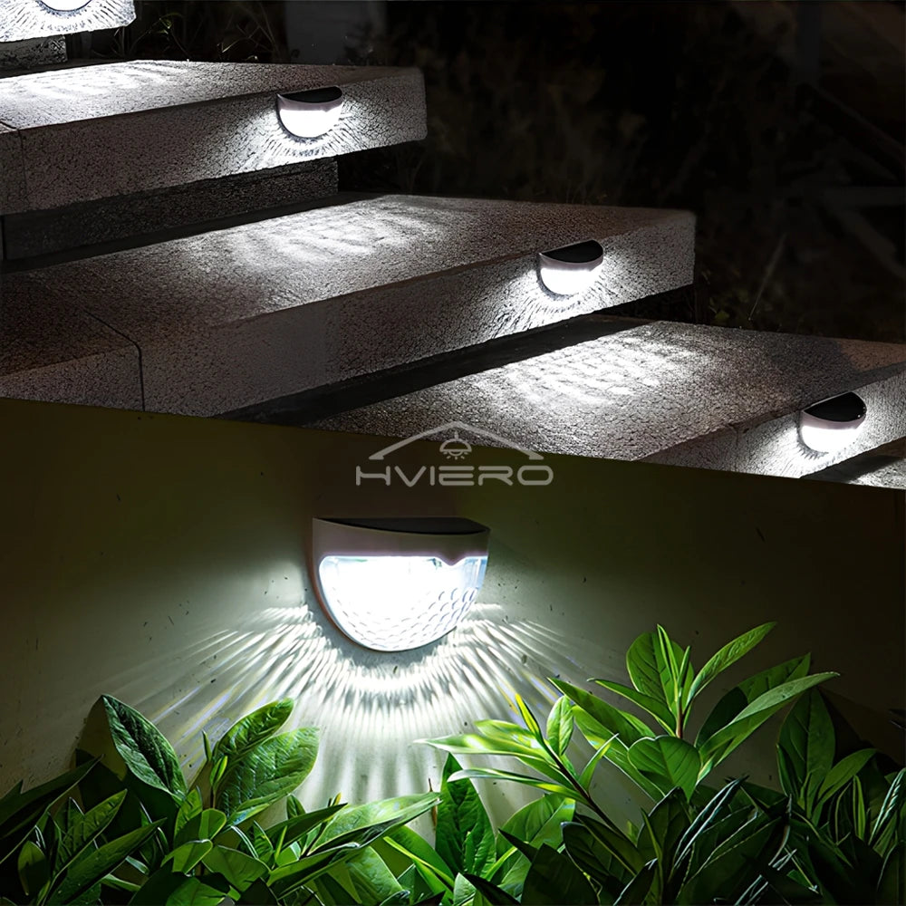 lumière solaire led moderne blanc perforée autoinstallation extérieure