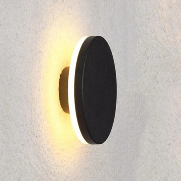 lampe murale moderne led industrielle fixée mur noir gris texturée ip55 étanche