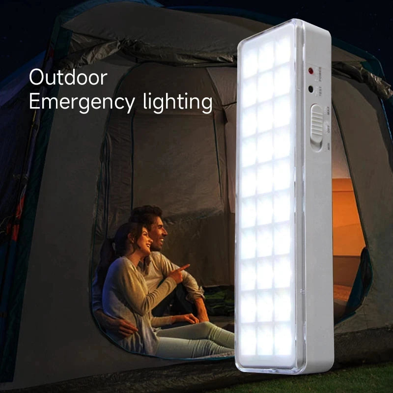 lampe urgence led 30 lumières carreaux blanc adhésif moderne super brillante switch