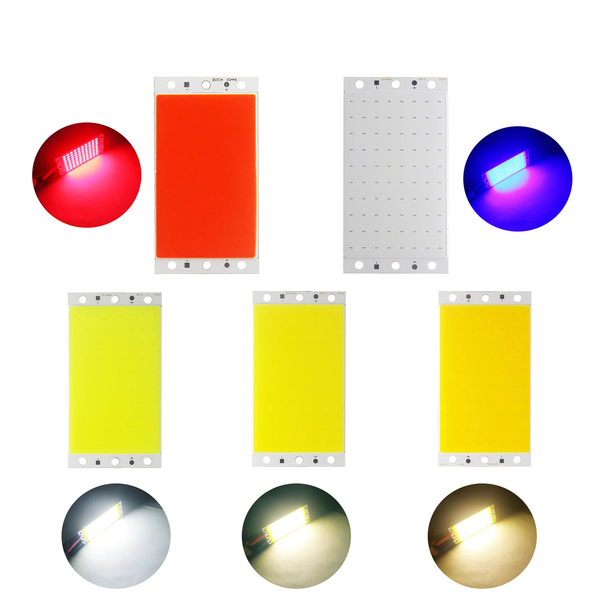 Panneau led ultra lumineux 12v blanc rouge jaune bleu moderne télécommande