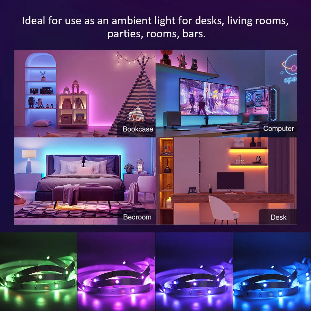 Application mobile de contrôle de bande LED RGB sur smartphone