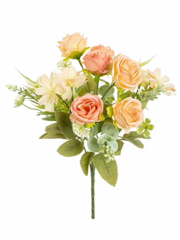 bouquet fleurs artificielles roses soie mariage décoration extérieur intérieur moderne minimaliste