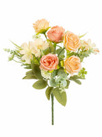 bouquet fleurs artificielles roses soie mariage décoration extérieur intérieur moderne minimaliste