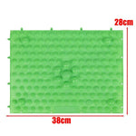 tapis massage points concaves violet vert rose bleu moderne opacité yoga circulation sanguine