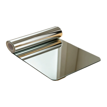 miroir argenté moderne adhésif 30x100cm plat lisse opacité décoration murale salle bain autocollant instructions