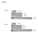 bande led 5v blanc blanc chaud diodes modernes 12w 5w 4w sans filaire 20cm