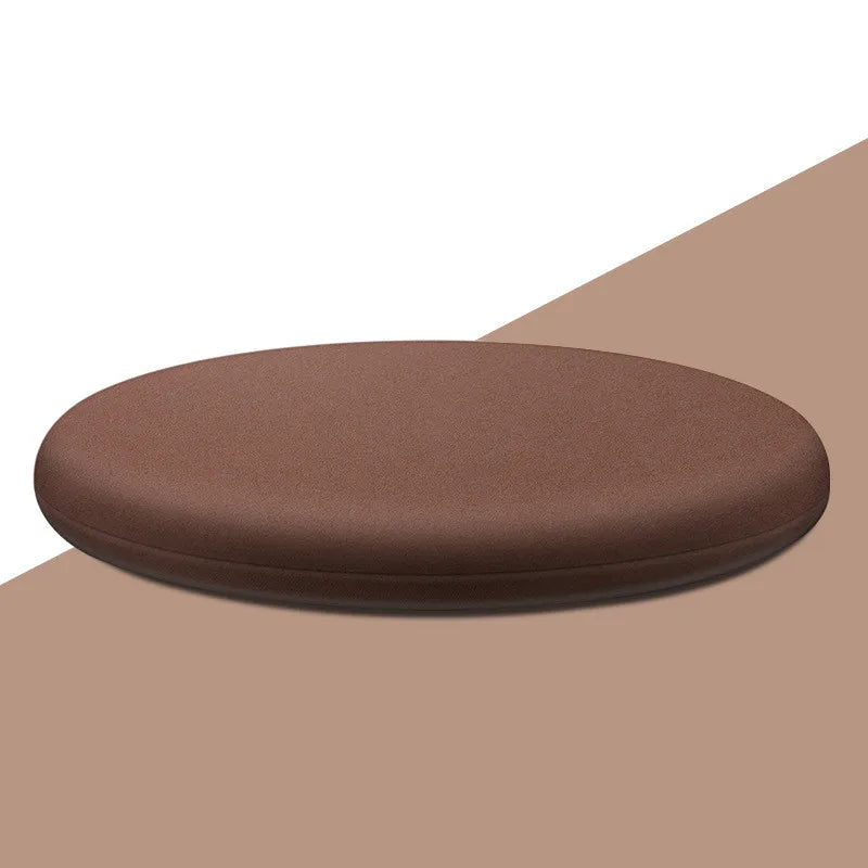 coussin rond mousse mémoire forme antidérapant coton lavable bleu gris marron vert moderne