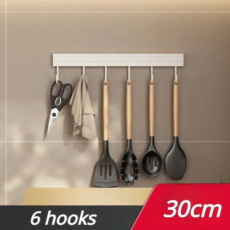 porte serviettes cuillère couteau spatule moderne étagères cuisine aluminium blanc bois naturel