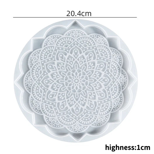 moule silicone floral mandala deco gâteau art deco symétrique cuisine