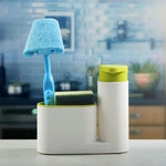 distributeur savon liquide blanc vert bleu rose moderne adhésif salle bain
