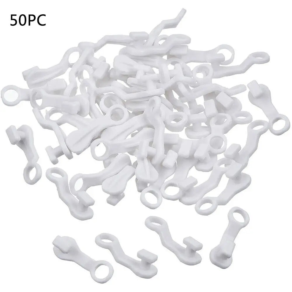 rideau polonais clips fixation blanc moderne garde corps poteaux plastique simple opaquet