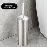 brosse wc murale acier inoxydable or noir argent moderne poignée