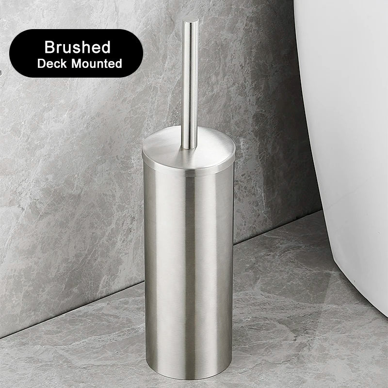 brosse wc murale acier inoxydable or noir argent moderne poignée