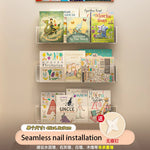 porte revues mural transparent moderne magazines brochures autocollants pliable enfants derrière porte