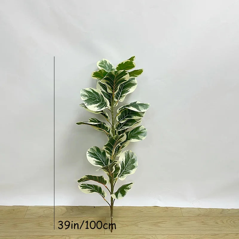 plante artificielle branche ficus verte moderne extérieur intérieur décoration maison jardin exposition sol