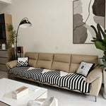 housse coussin moderne motif floral polyester respectueux environnement blanc noir fixations