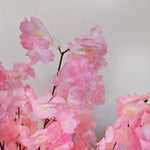 arbre artificiel fleurs rose clair moderne pot extérieur decoration maison jardins patios anniversaires