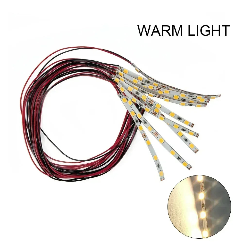 ruban led blanc rouge noir adhésif flexible 12v 18v led moderne 10 pièces