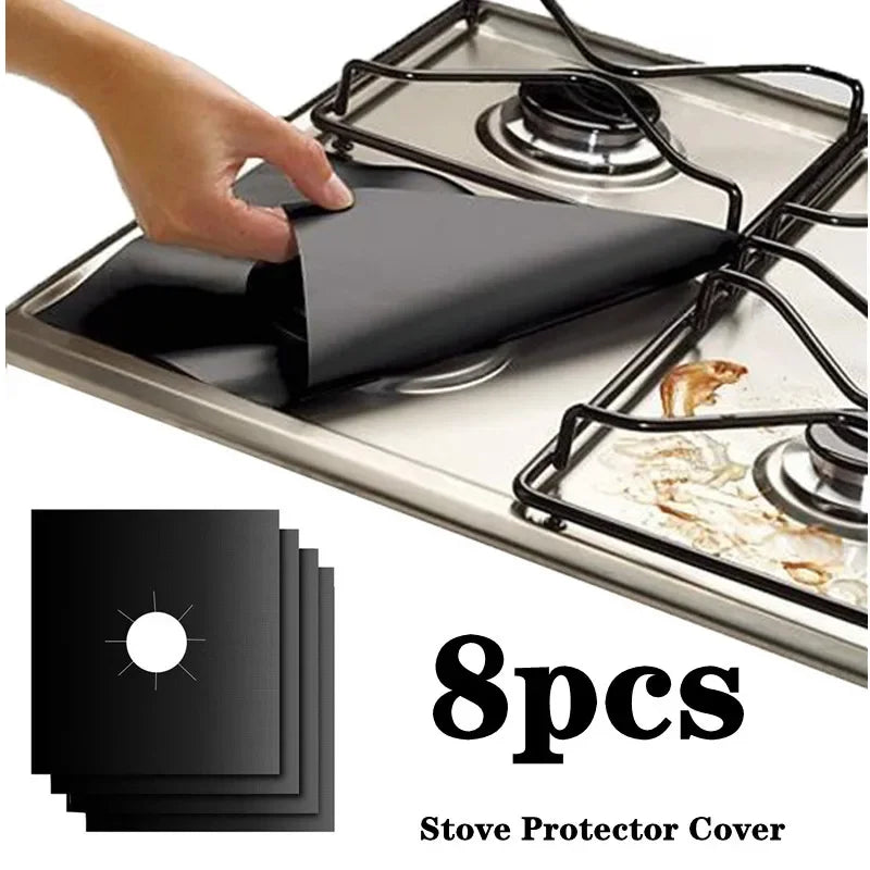protections plaque cuisson noires texturées feutrées utilitaires pièces 270mm 270mm respectueuses environnement